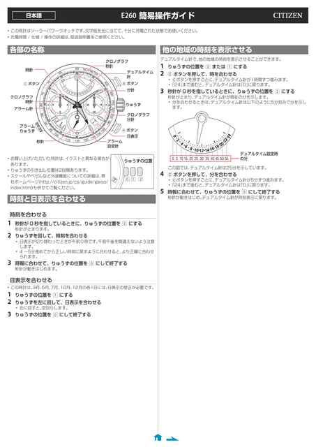 citizen シチズンウオッチE260